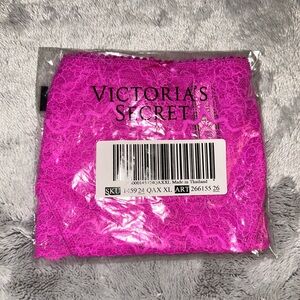 Victoria's Secret Wicked Lace Thong Pink Lace Panties NWT